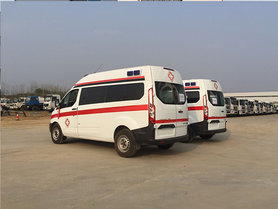 國六福特全順中軸中頂監護型救護車