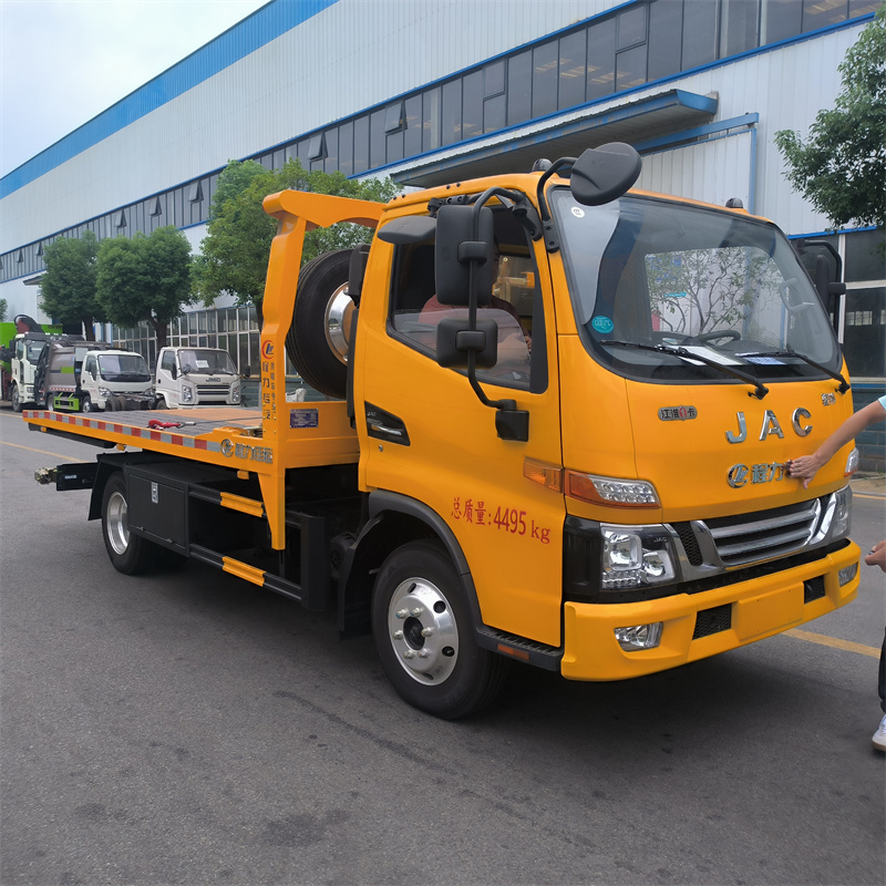 國六江淮駿鈴V5藍牌清障車