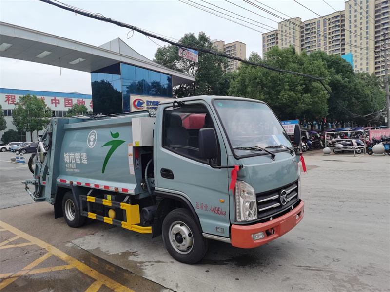 國六4立方 藍(lán)牌凱馬 壓縮垃圾車